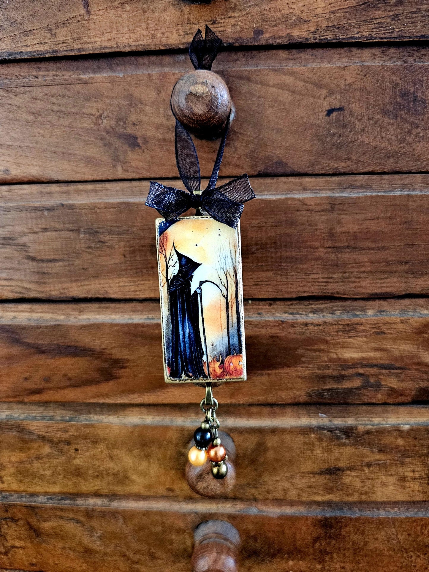 Grim Reaper Halloween Ornament, Death