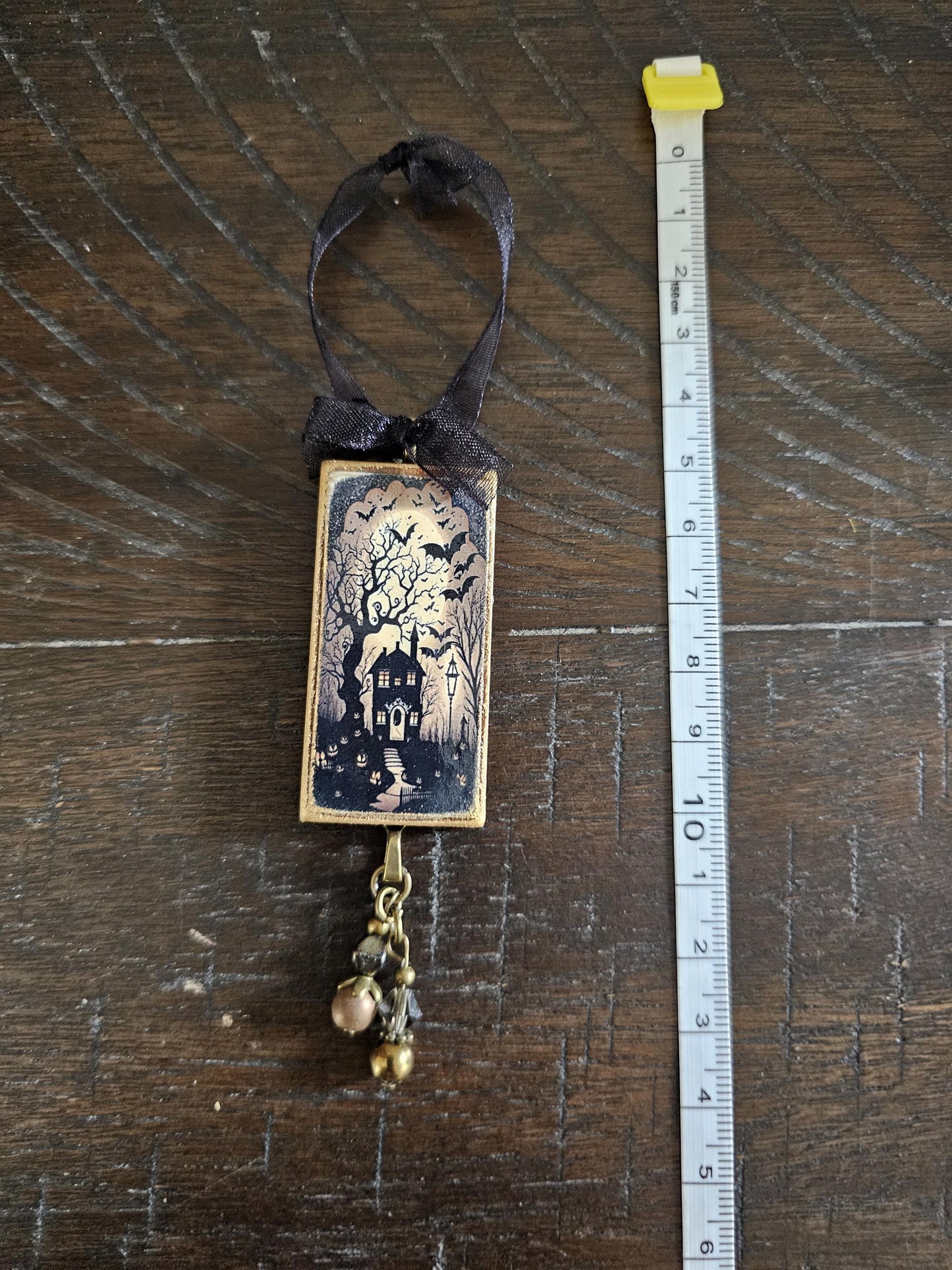 Haunted House Ornament, Halloween Themed Decor