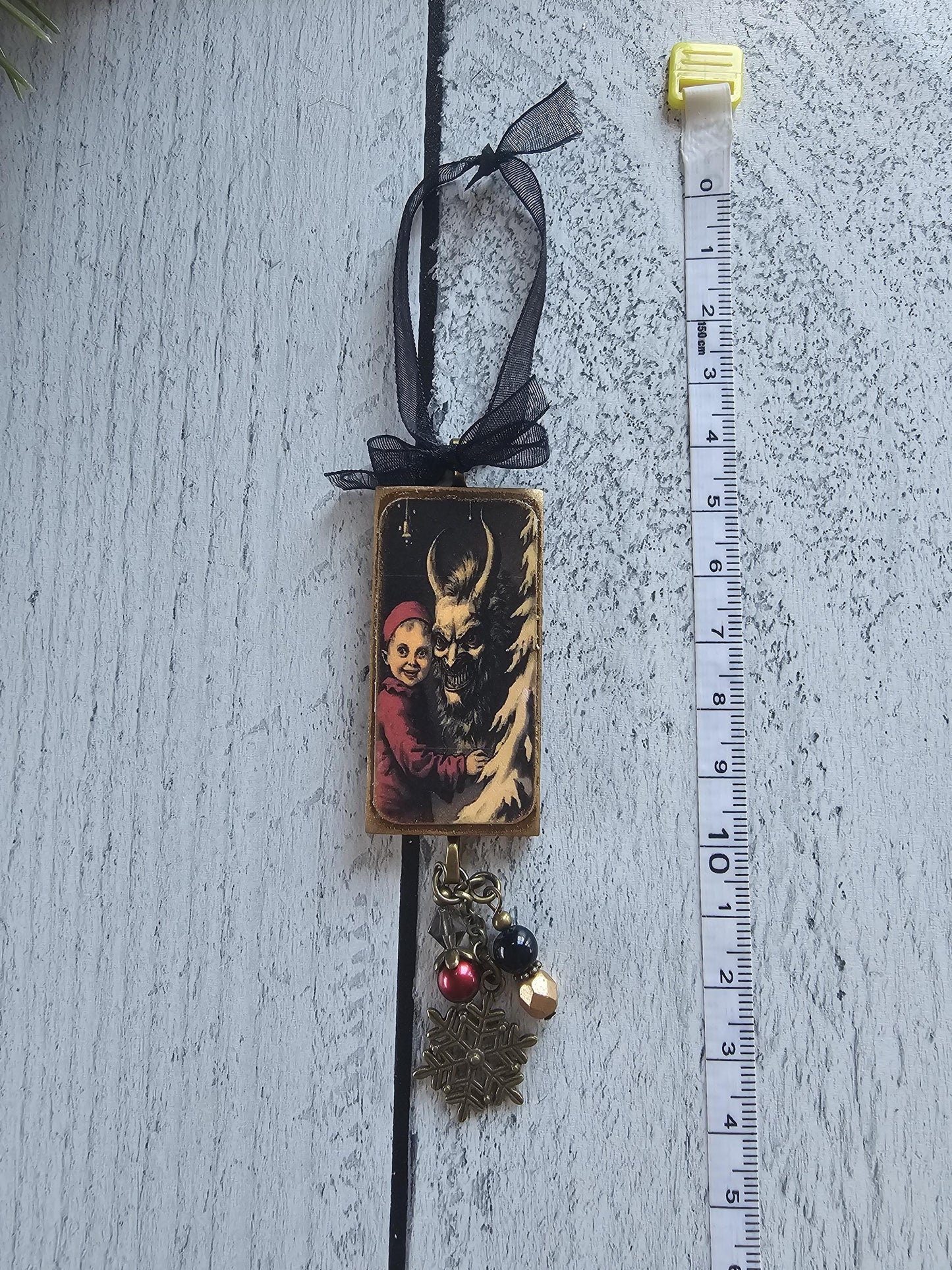 Handmade Creepy Krampus Christmas Horror Ornaments