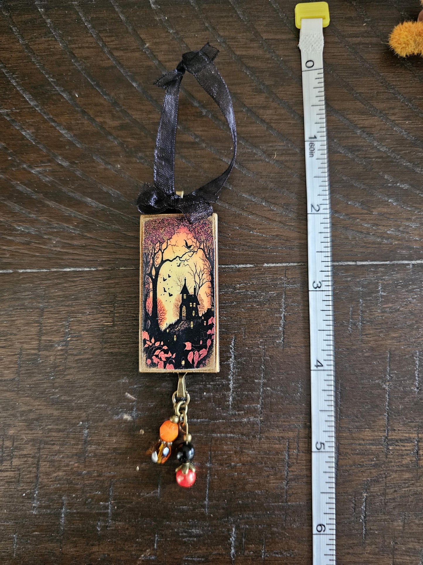 Haunted House Ornament, Halloween Themed Decor