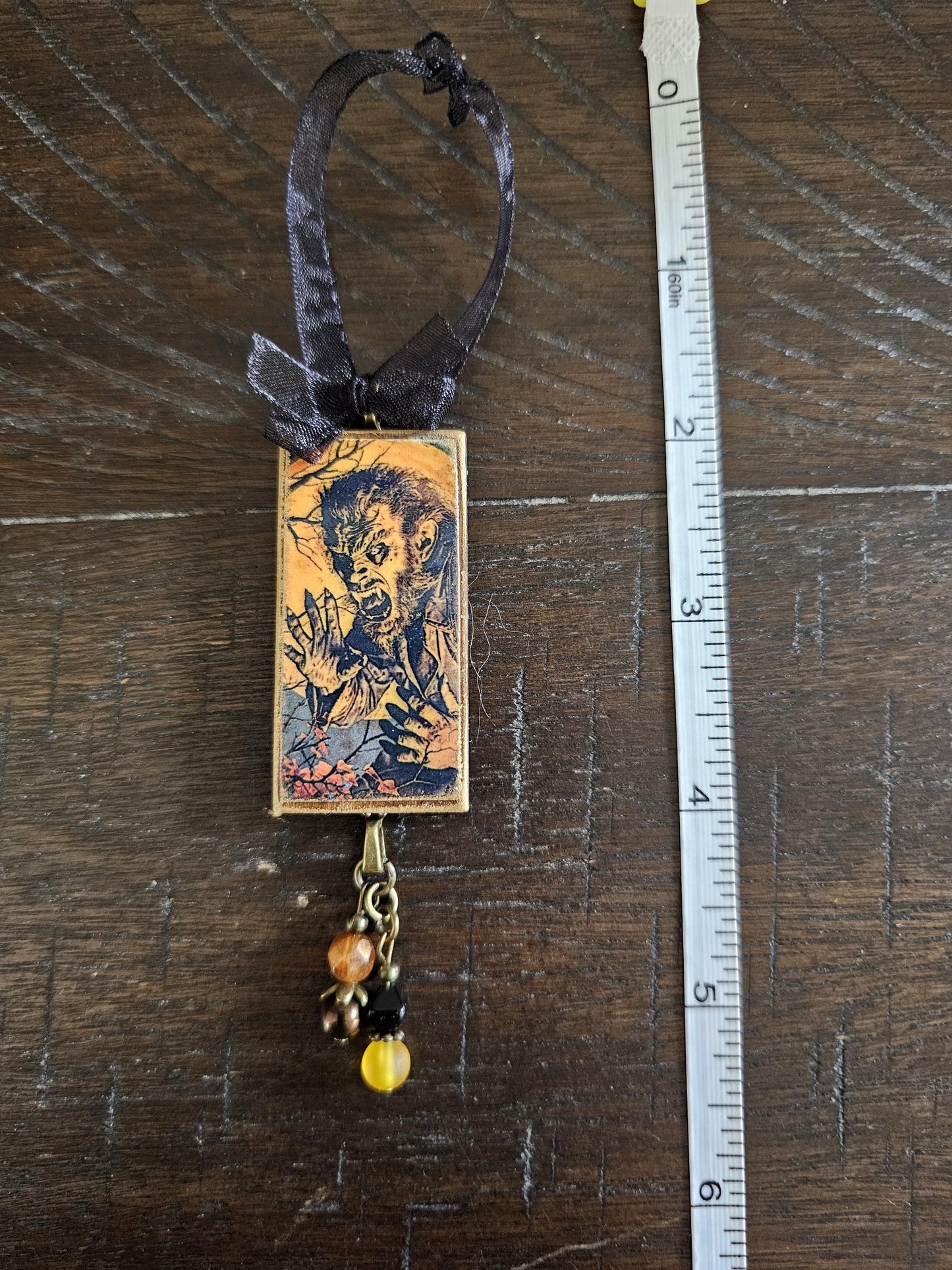 Werewolf Halloween Ornament, Horror Decor