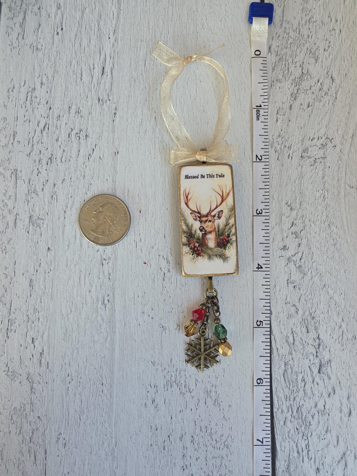 Yule Blessings Christmas Ornaments