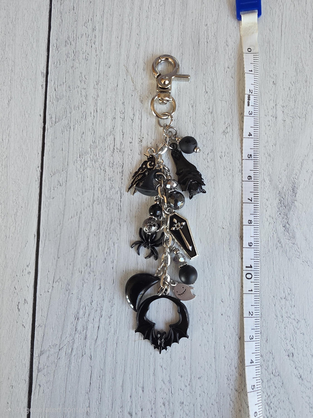 Halloween Horror Themed Bag Charm, Spooky Purse Clip 2