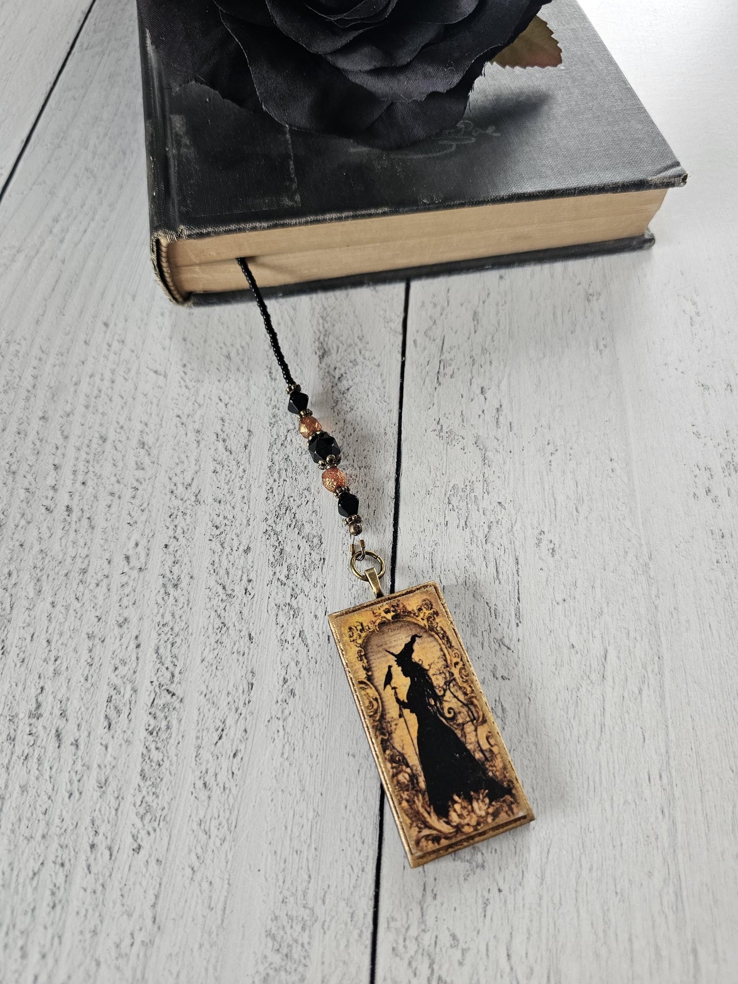 Witch Bookmark, Witchy Bookmarker, Unique Horror Lover Gift