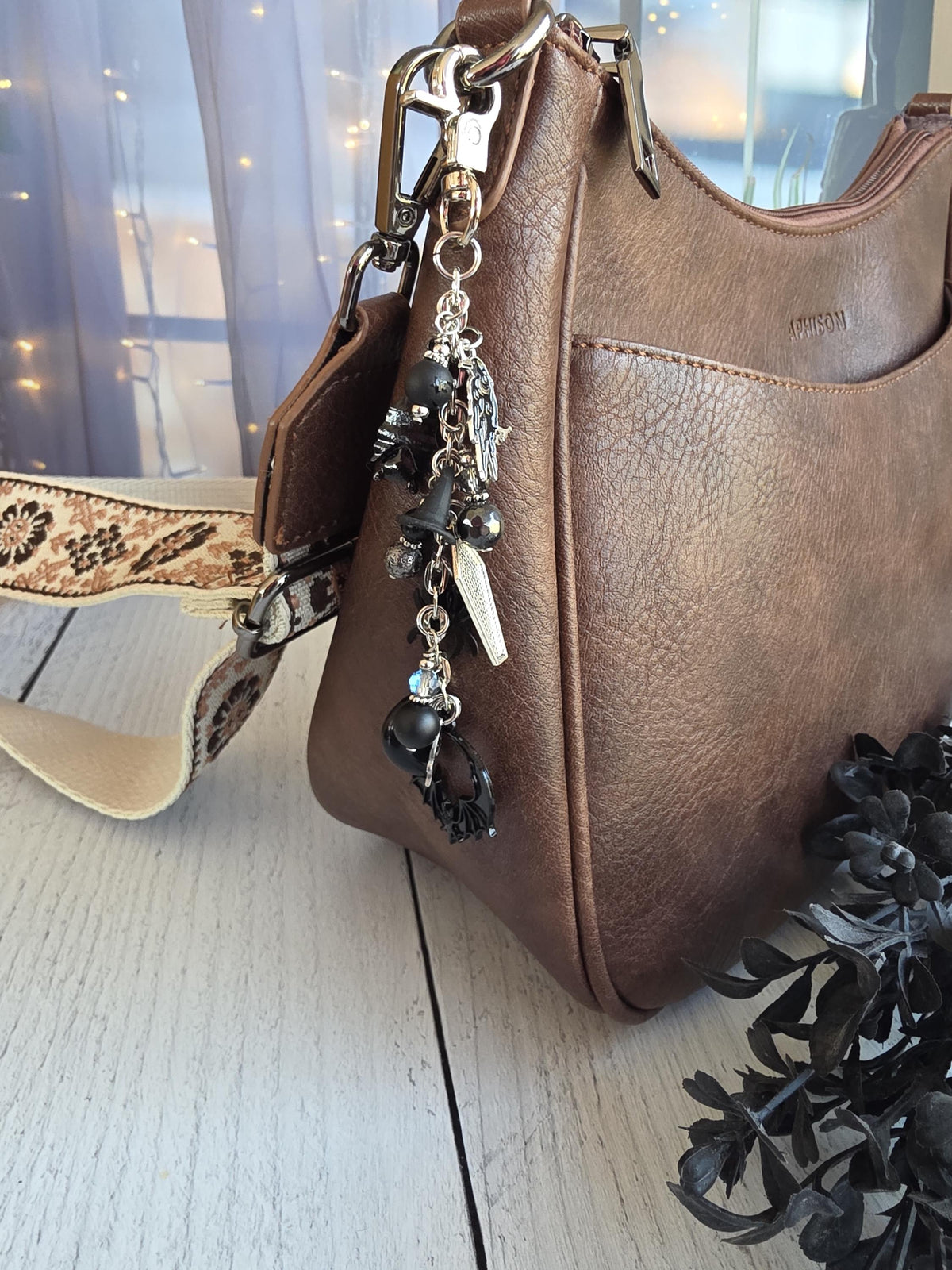 Halloween Horror Themed Bag Charm, Spooky Purse Clip 2