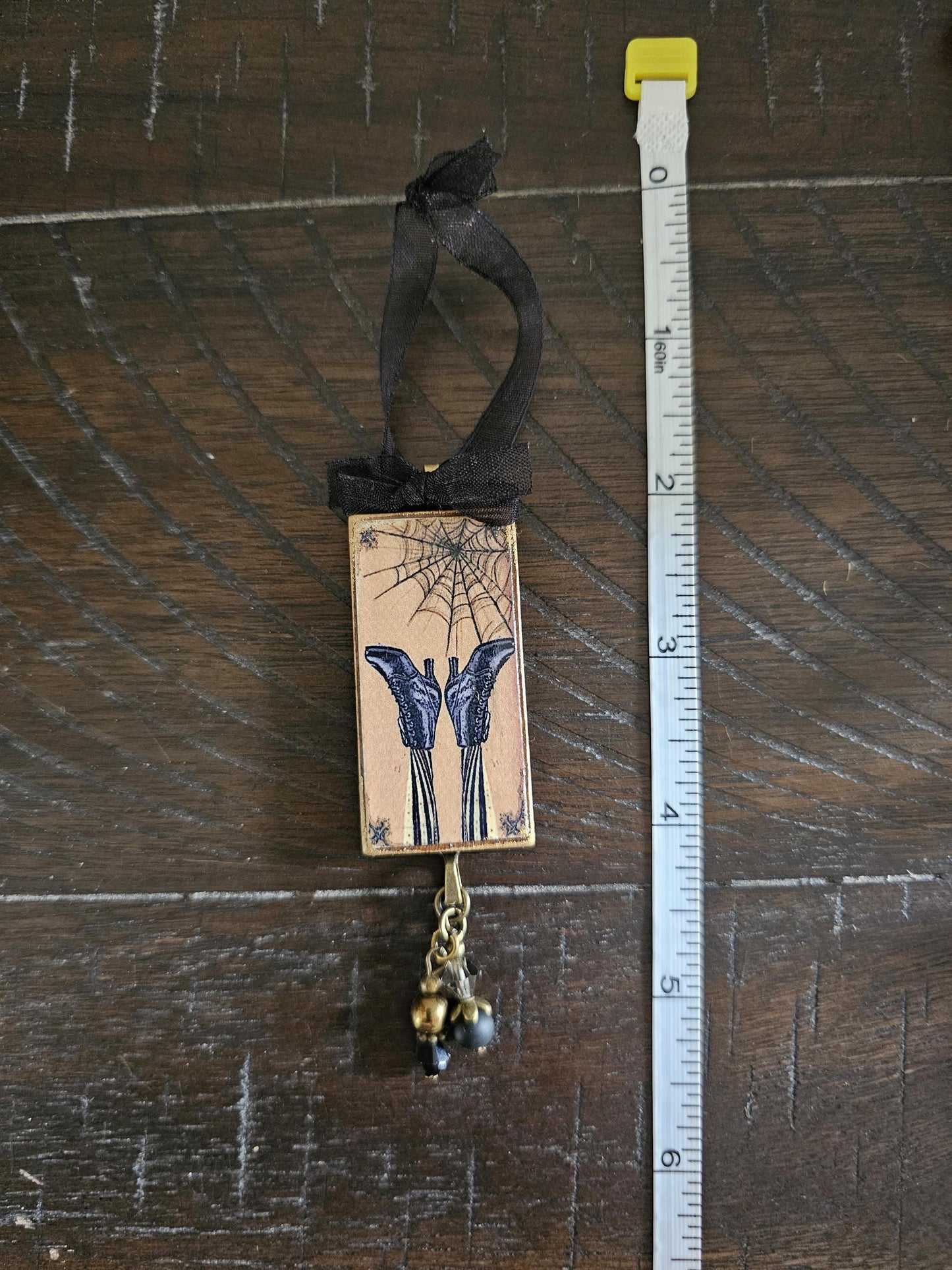 Whimsical Witch Legs Ornament, Halloween Fall Decor