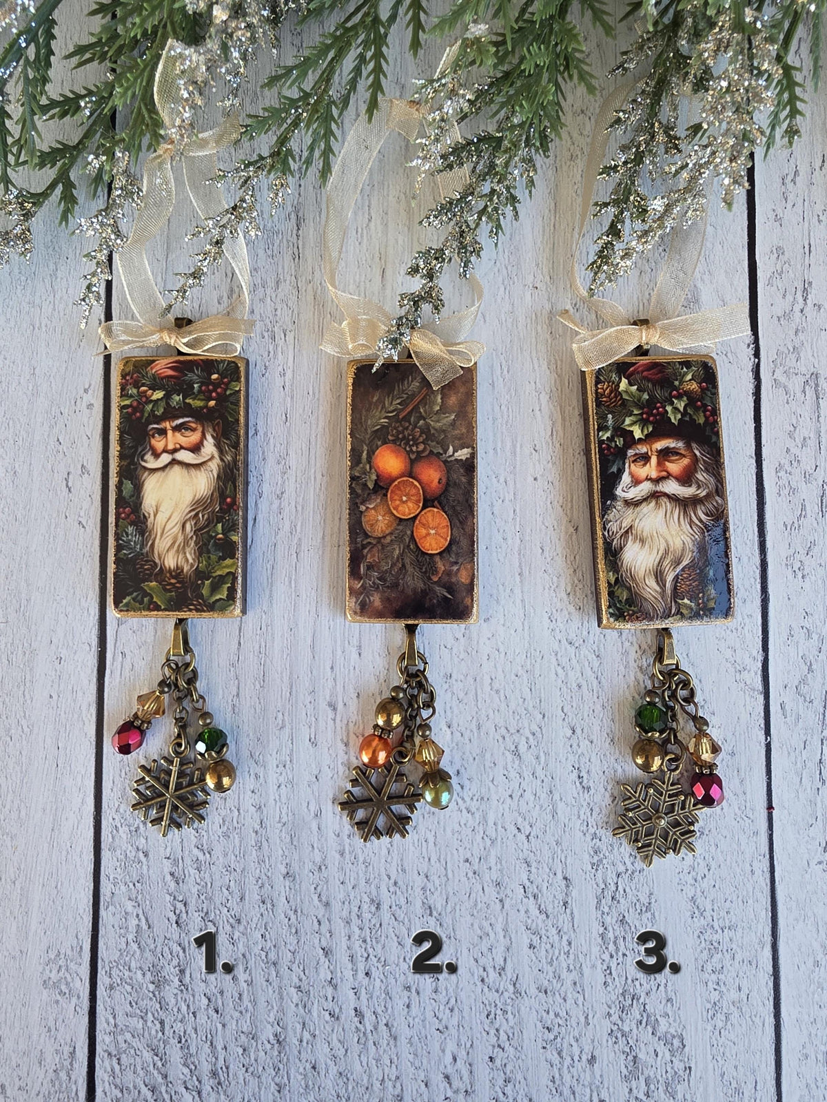 Yule King, Holly King Ornaments, Christmas Oranges
