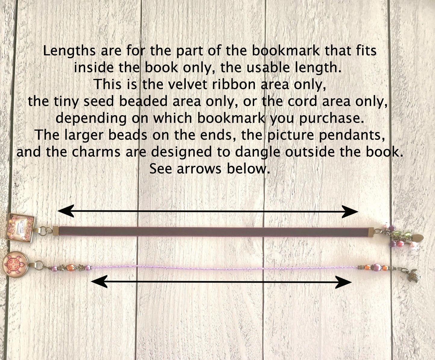 Boho Style Flower Book Thong, Beaded Bookmark That Makes a Lovely Gift for Any Reader