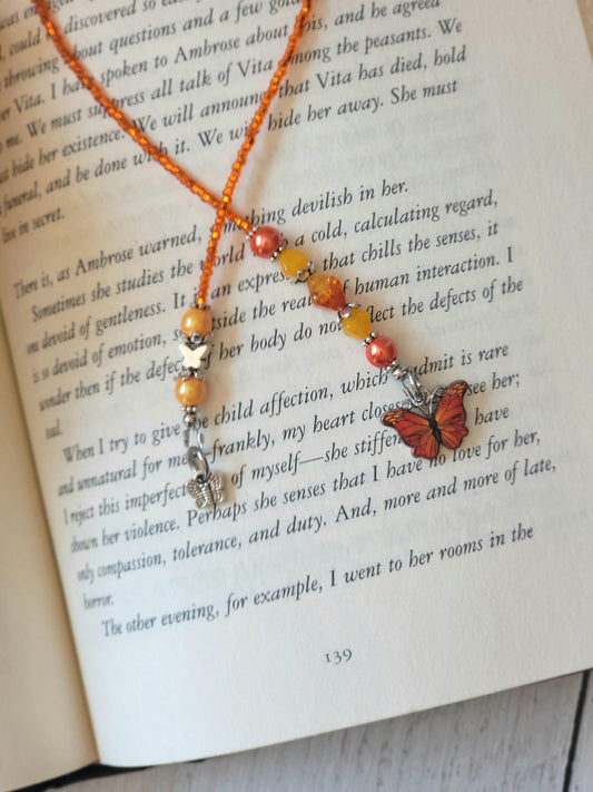 Tiny Butterfly Bookmark, Nature Lover Reader Gift