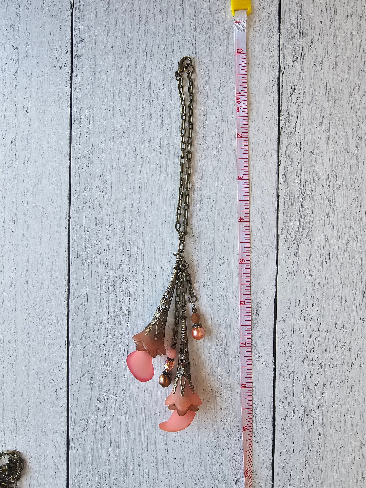 Vintage Style Flower Car Charm, for Rear View Mirror