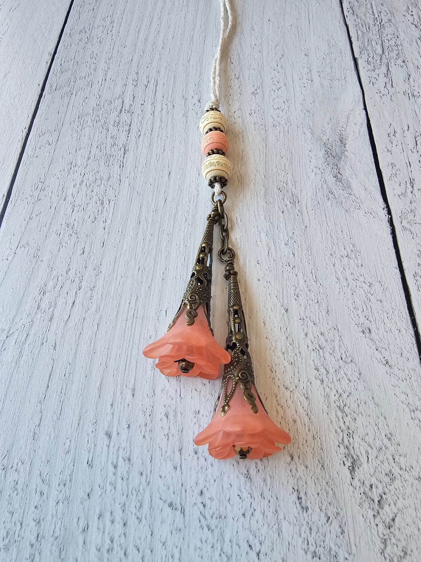 Boho Flower Car Charm, First Car Gift