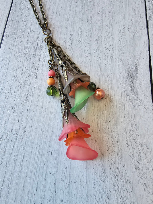 Beaded Vintage Style Purse Charm, Unique Bag Zipper Pull