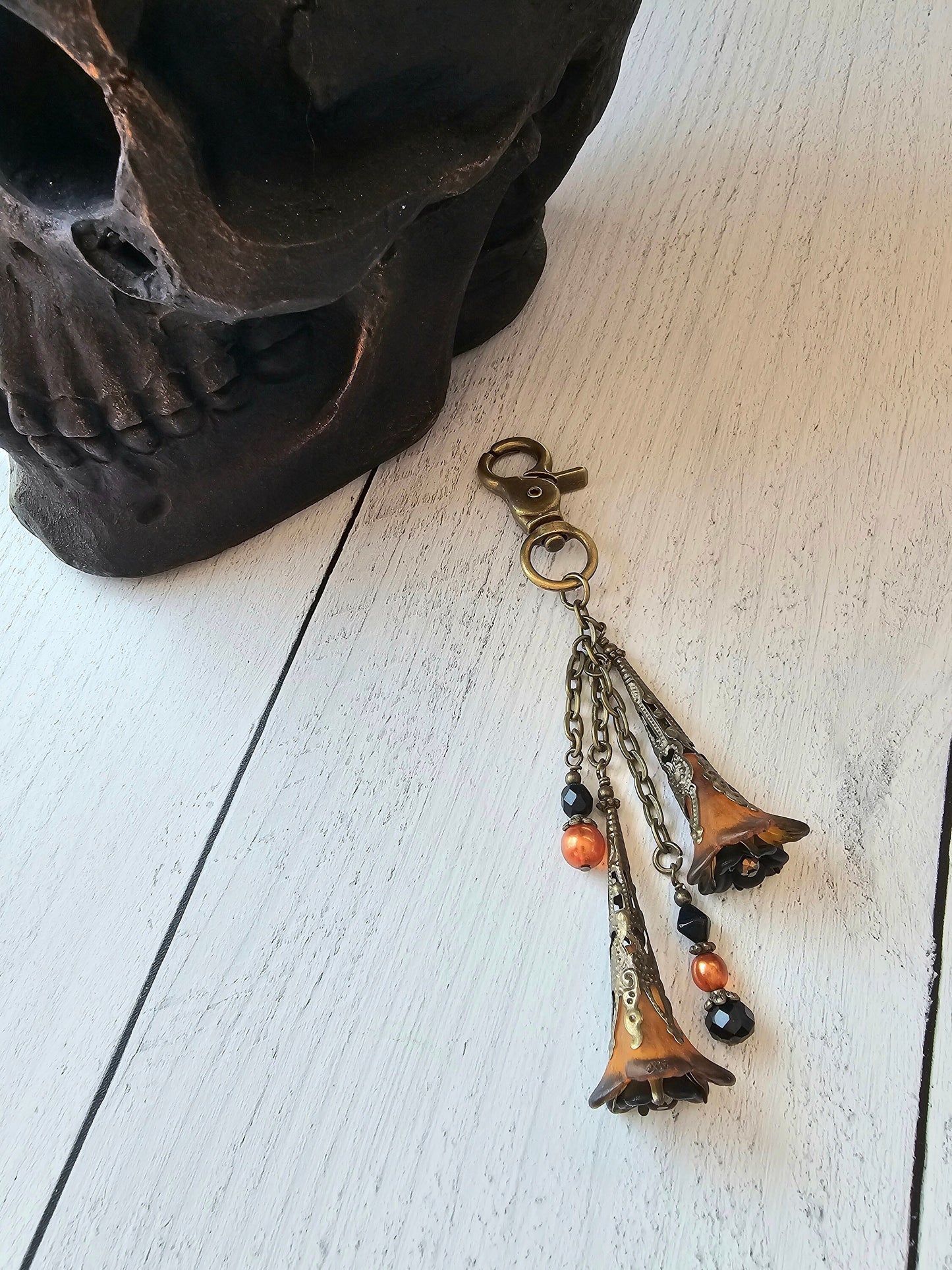 Halloween Bag or Purse Tassel, Perfect Gothic Accessory to Clip Anywhere