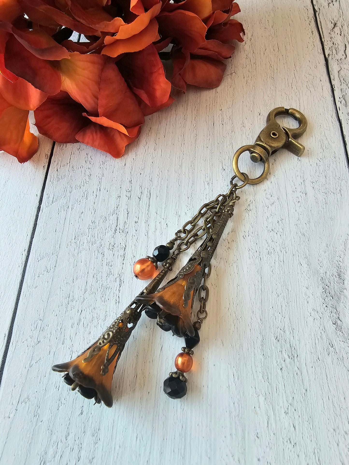 Halloween Bag or Purse Tassel, Perfect Gothic Accessory to Clip Anywhere