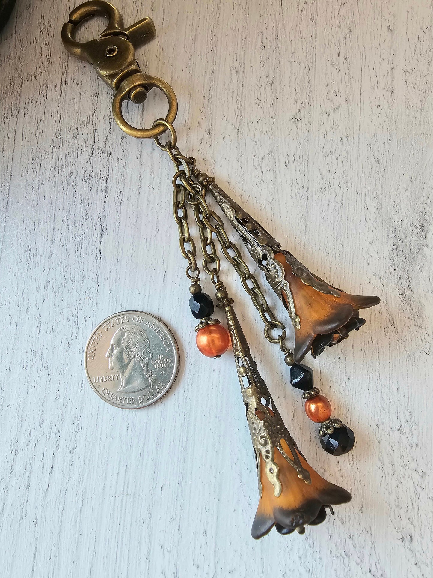 Halloween Bag or Purse Tassel, Perfect Gothic Accessory to Clip Anywhere