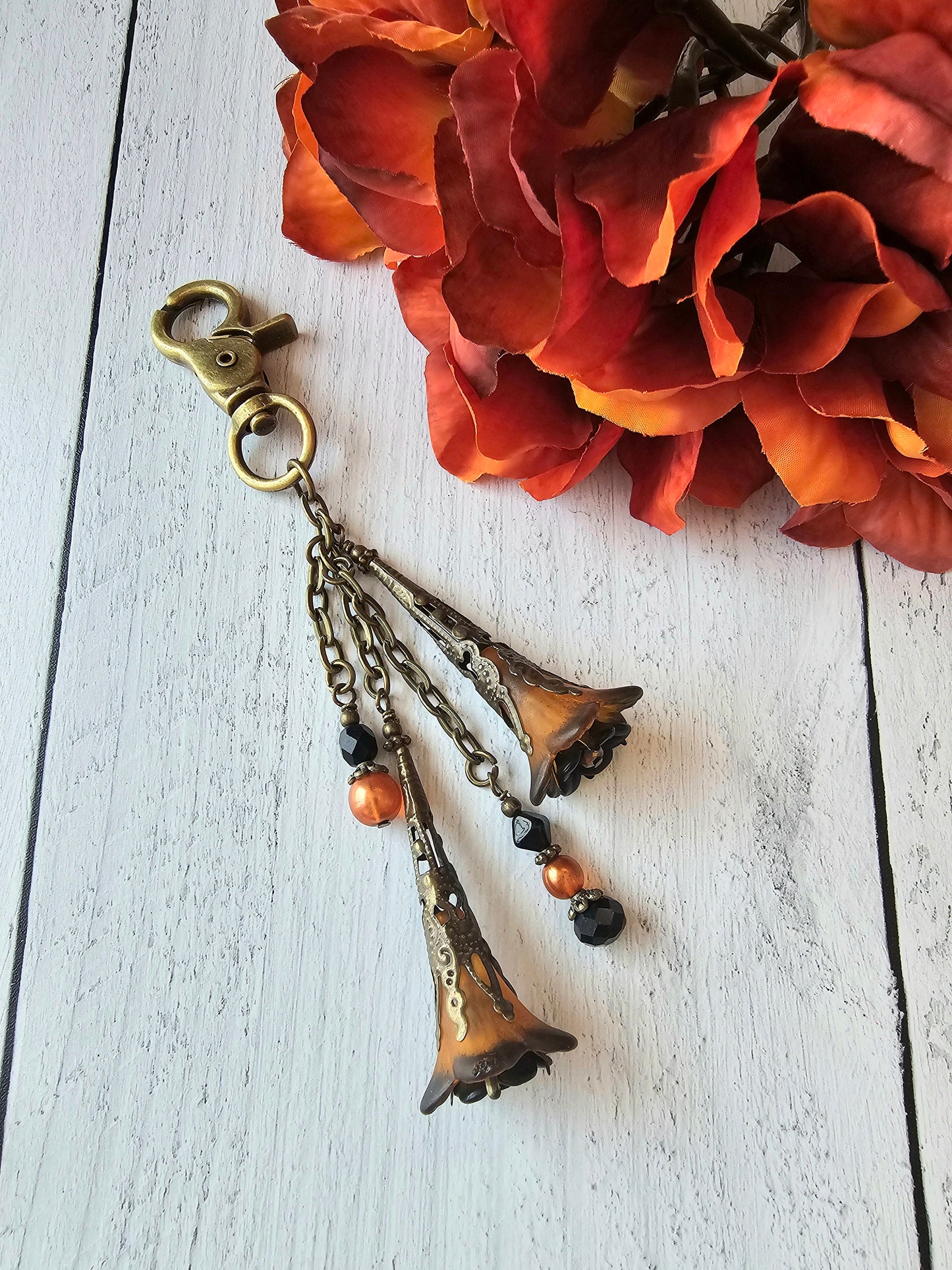 Halloween Bag or Purse Tassel, Perfect Gothic Accessory to Clip Anywhere