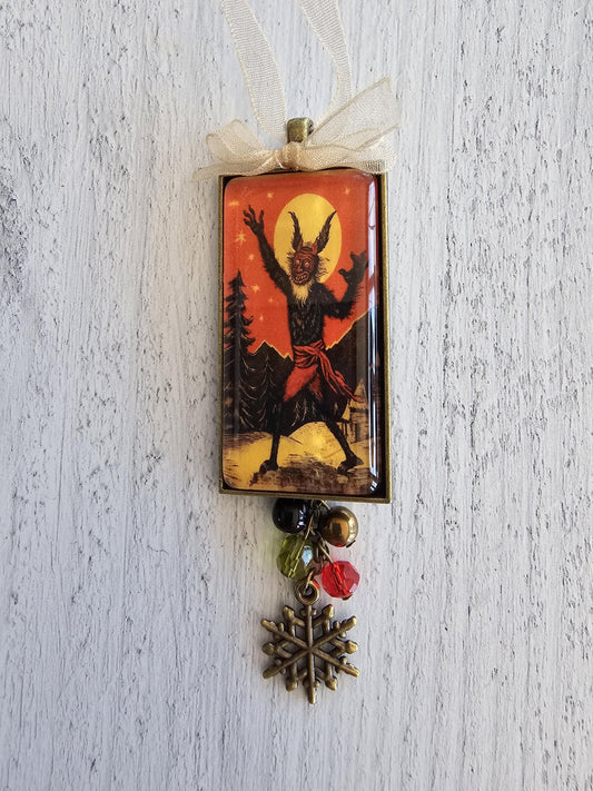 Krampus Horror Christmas Ornament,  Halloween Ornament