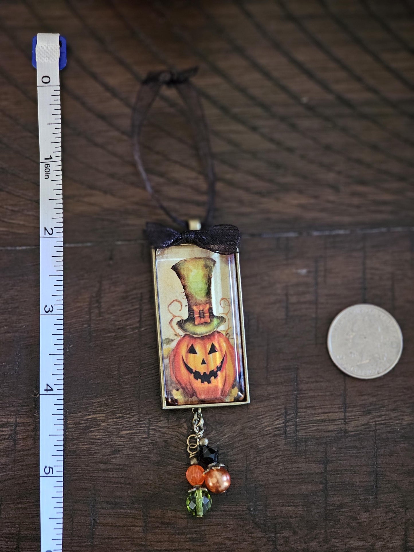 Jack-O-Lantern Ornament, Halloween Pumpkin Decor