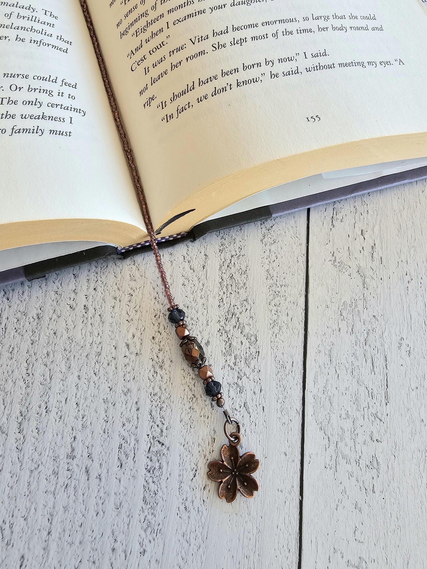 Dragonfly Beaded Bookmark, Whimsical Reader Gift