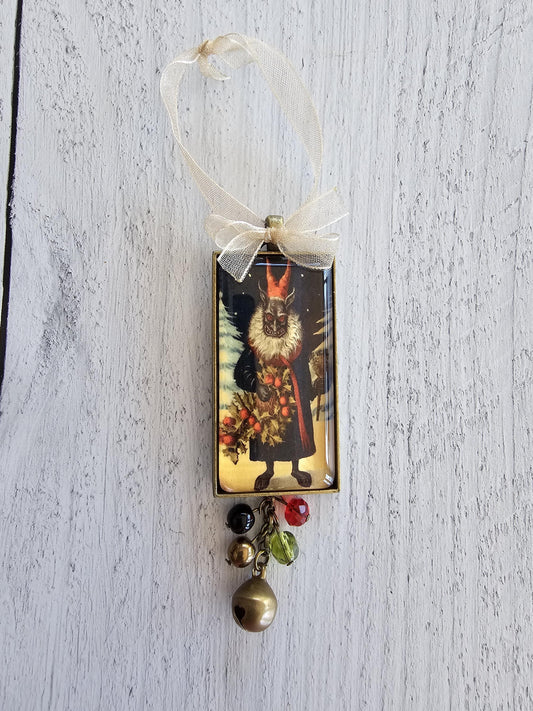 Krampus Horror Christmas Ornament,  Halloween Ornament