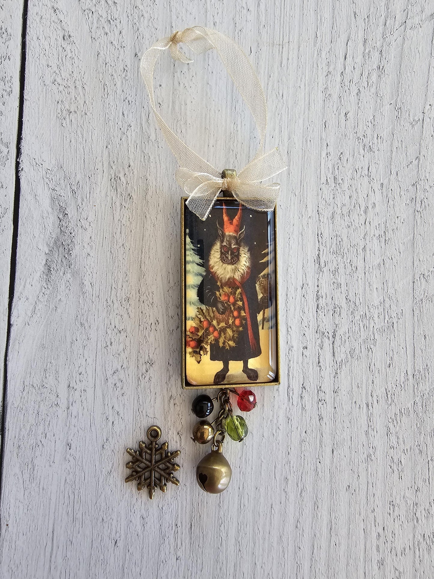 Krampus Horror Christmas Ornament,  Halloween Ornament