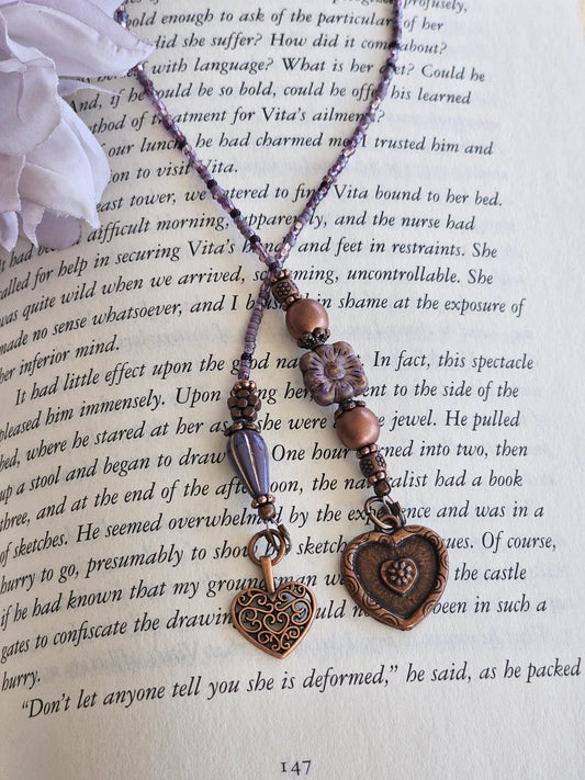 Boho Style Heart Bookmark Makes a Great Reader Gift