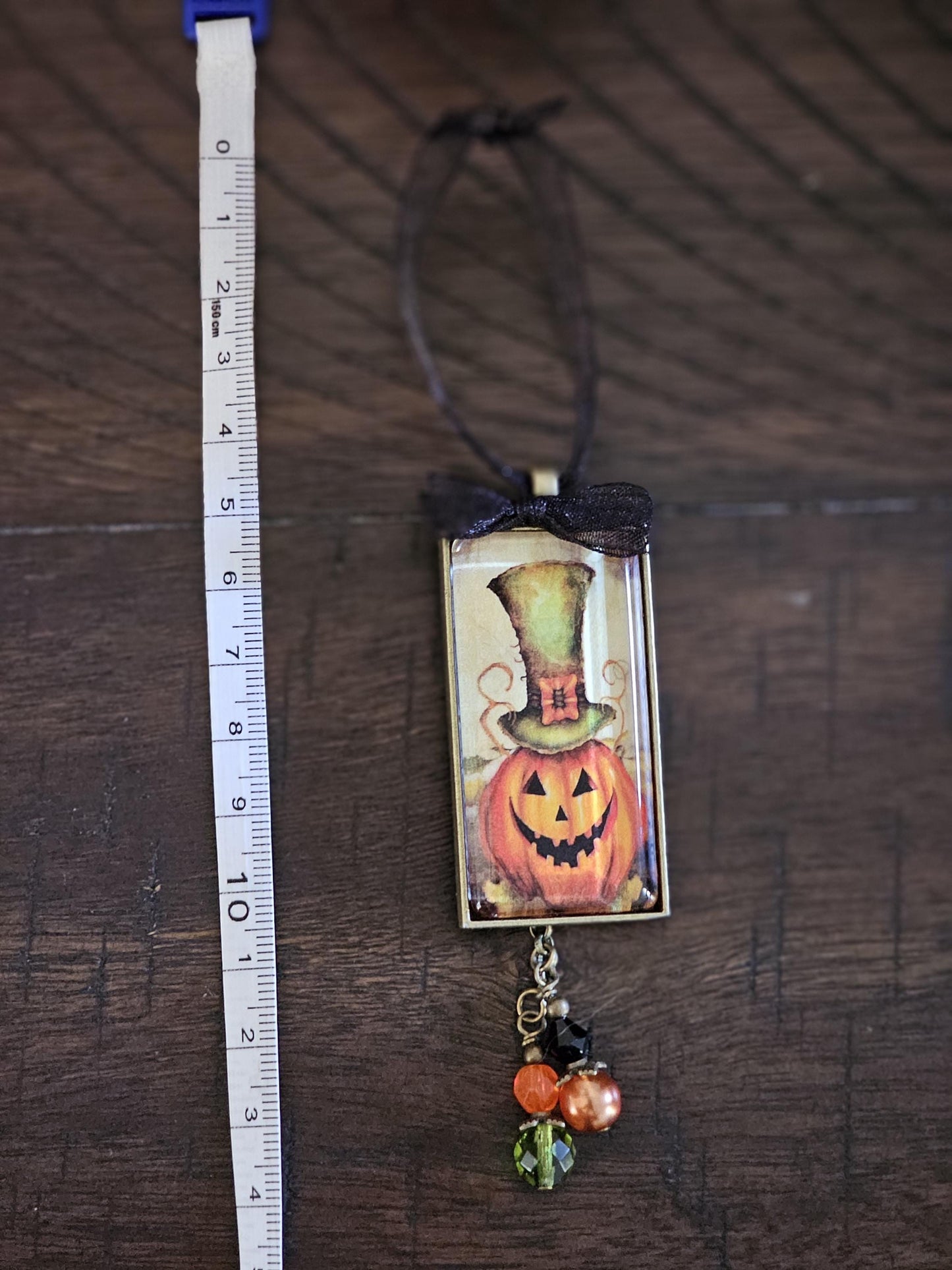 Jack-O-Lantern Ornament, Halloween Pumpkin Decor