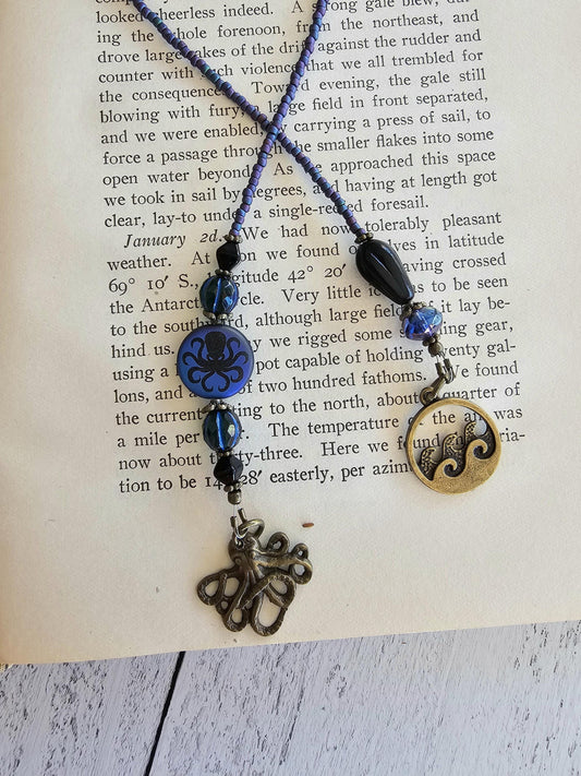 Octopus Bookmark, Unique Sea Monster Reading Accessory