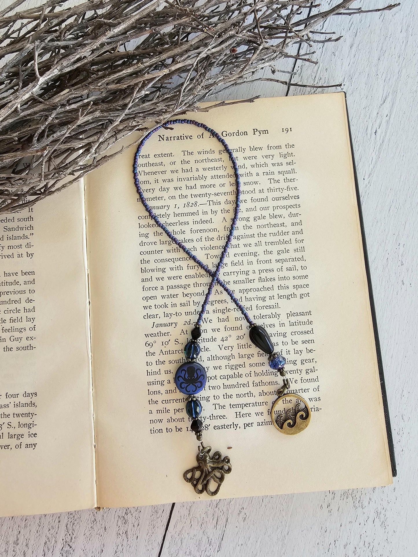 Octopus Bookmark, Unique Sea Monster Reading Accessory