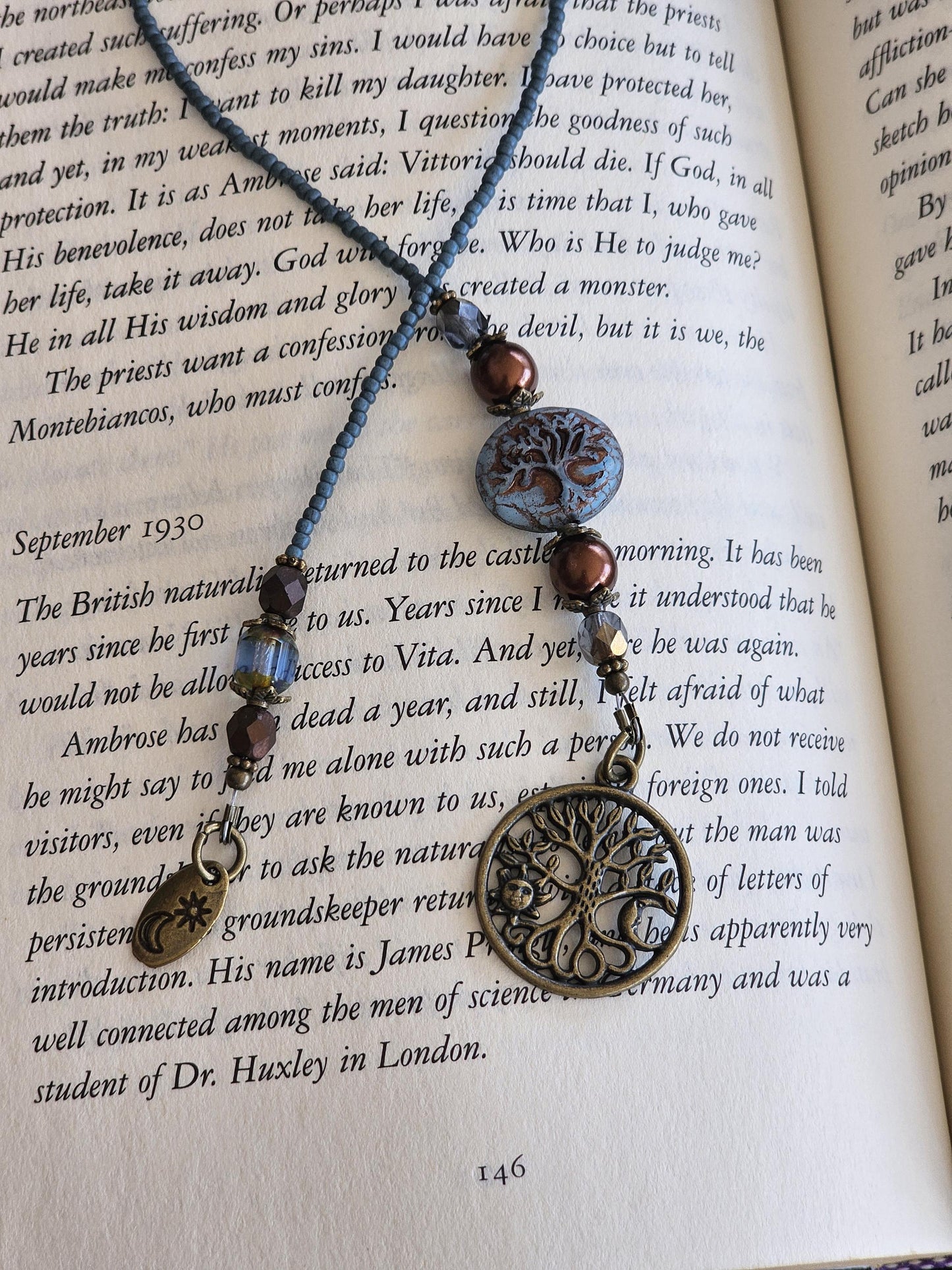 Elder Tree Bookmark, Ancient Venerable Forest Guardian Reader Gift