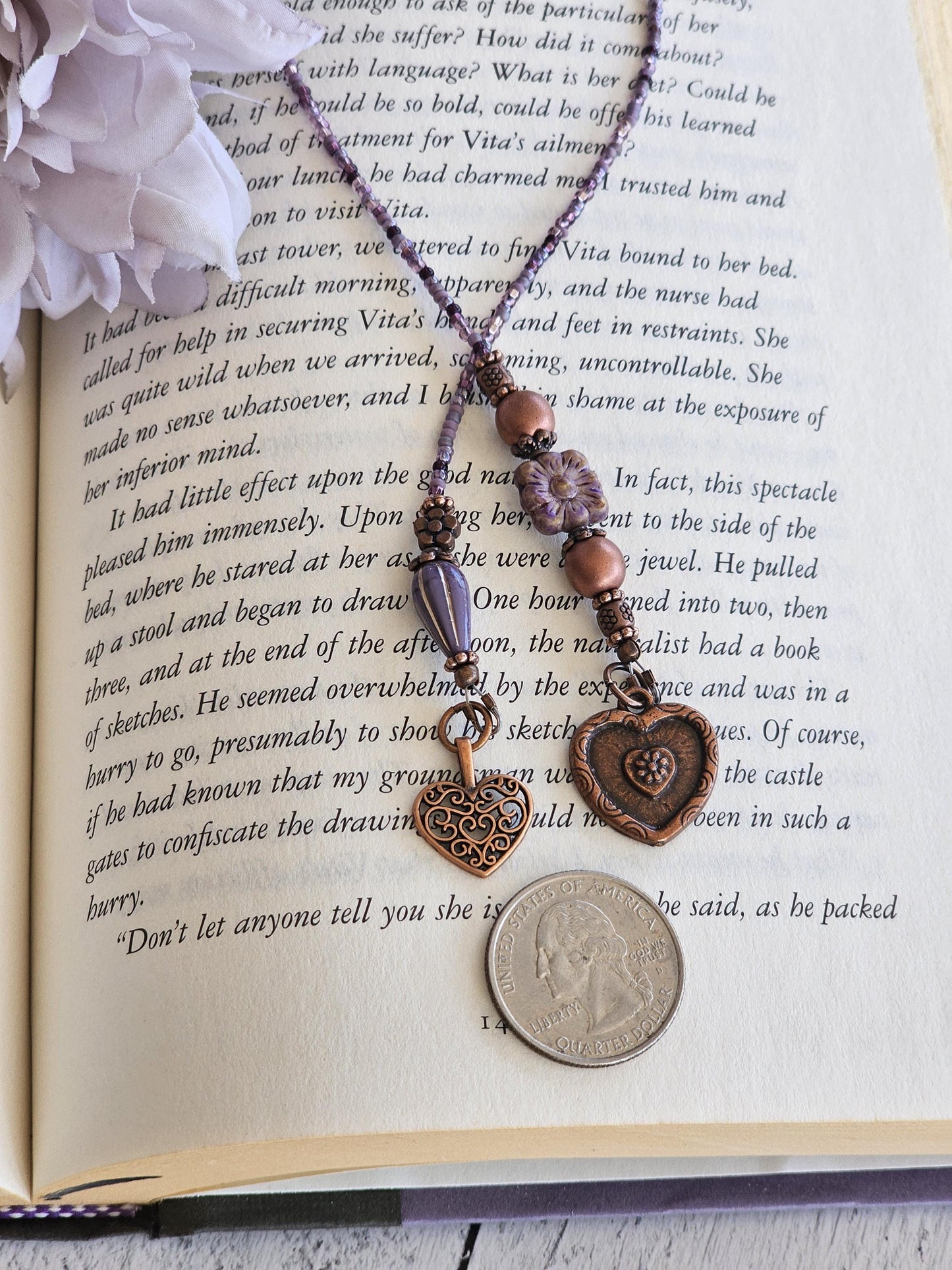 Boho Style Heart Bookmark Makes a Great Reader Gift