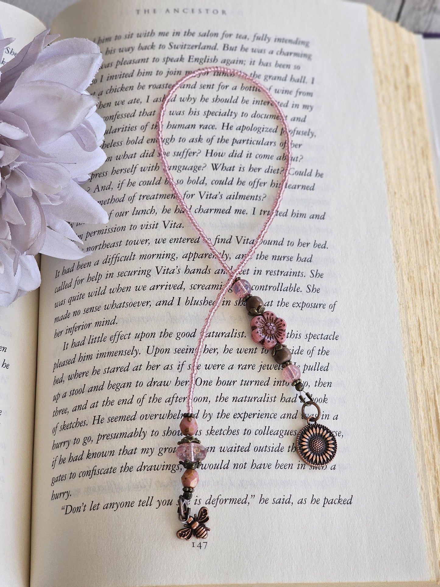 Pink Daisy Bookmark is the Perfect Gift for the Nature Lover