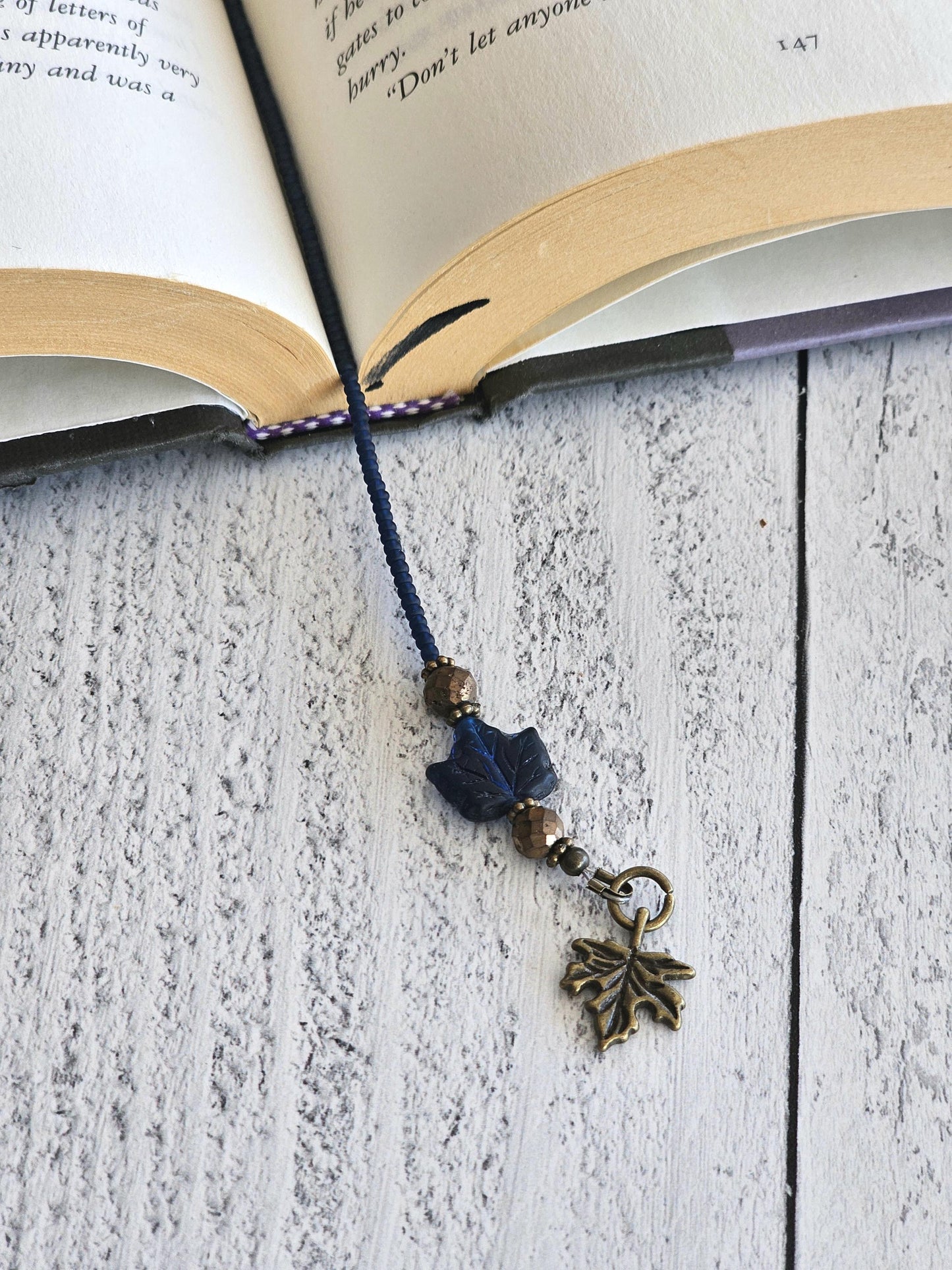 Fairy and Leaf Bookmark, Fantasy Reader Gift