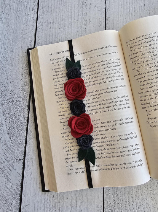 Unique Felt Flower Bookmark is the Perfect Gift for Readers