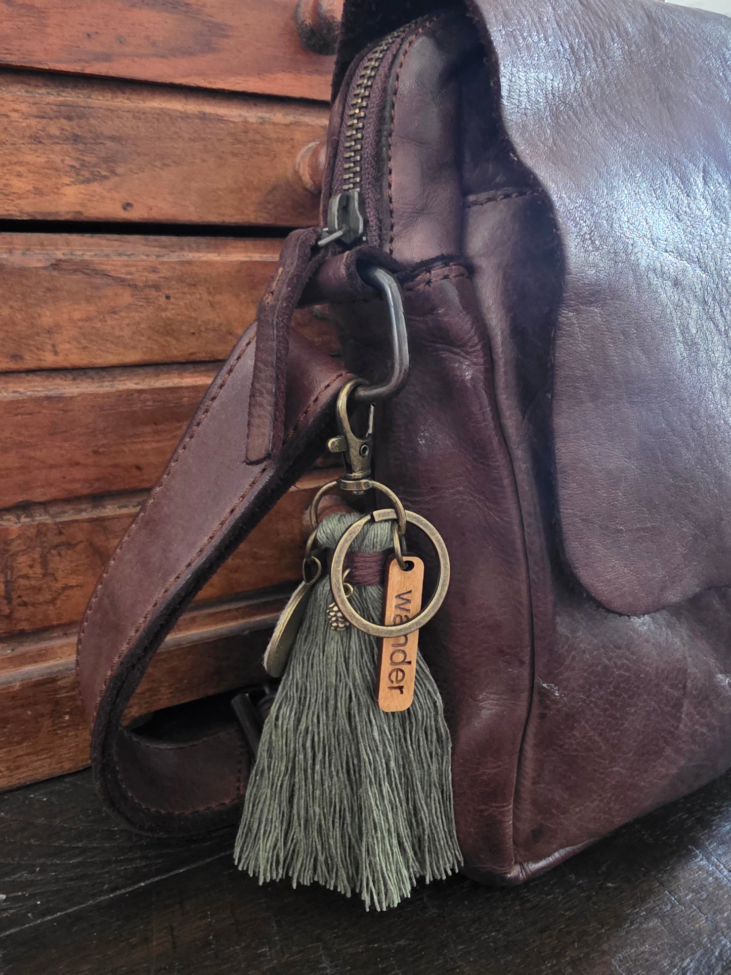 Wander Tassel Keychain