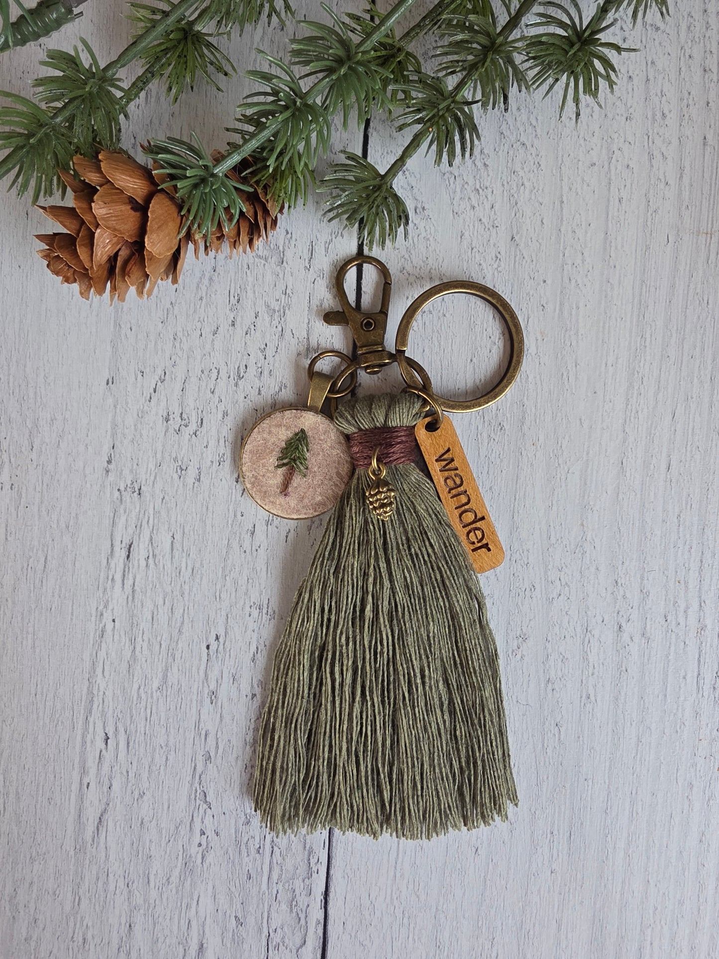 Wander Tassel Keychain
