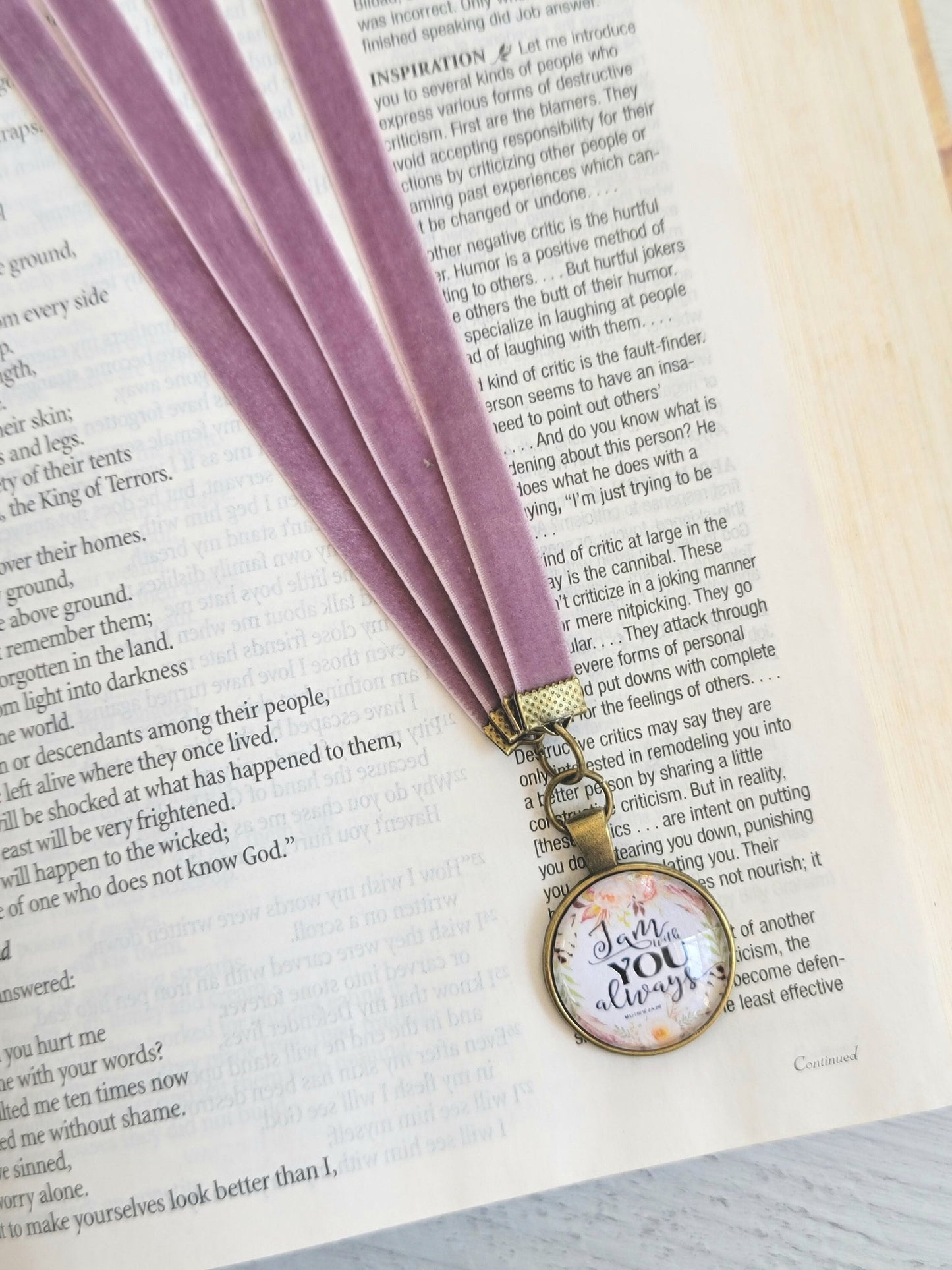 Multi Strand Bible Bookmark I Am With You Always