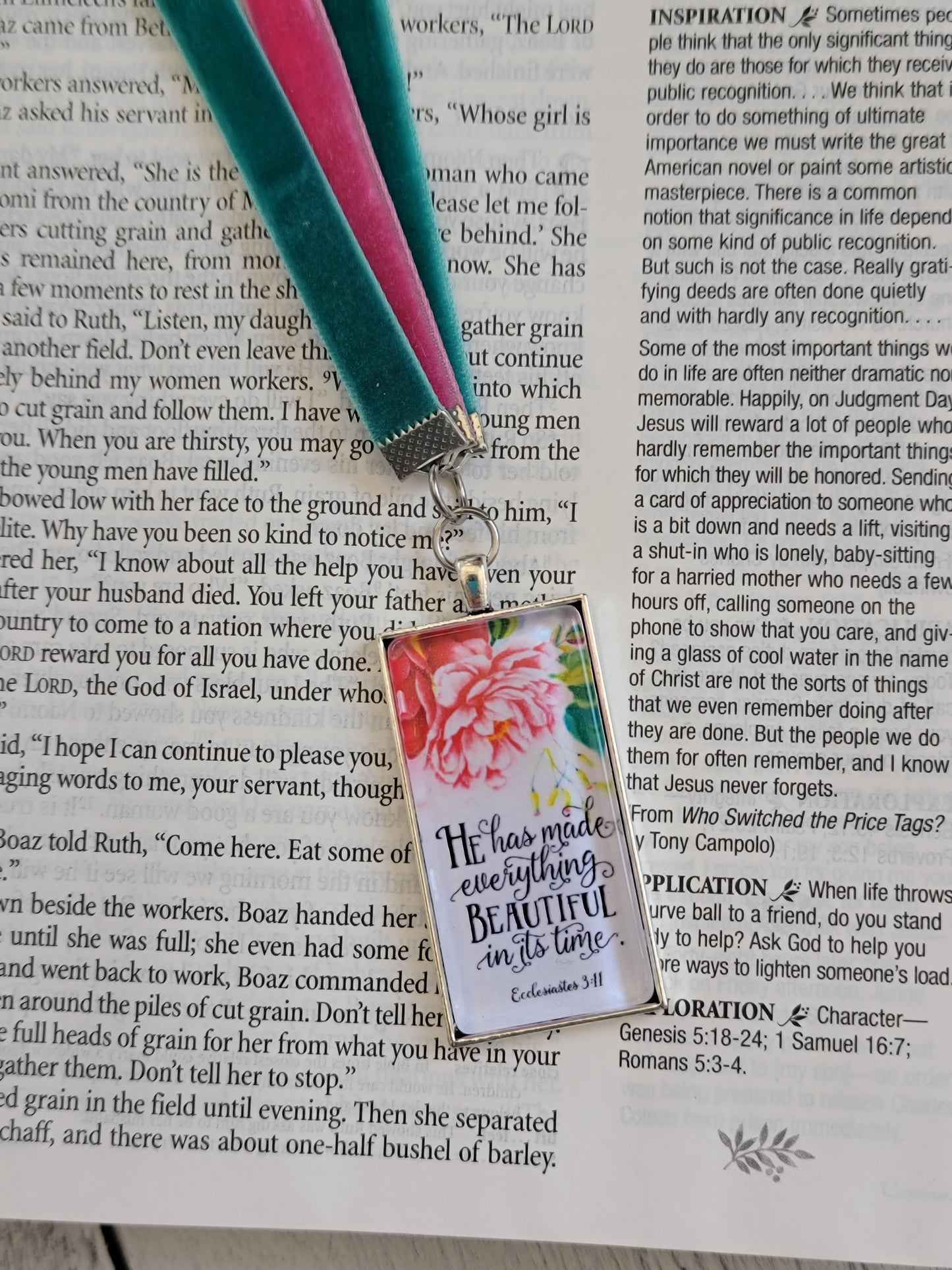 Multi Strand Bible Bookmark He Has Made Beautiful