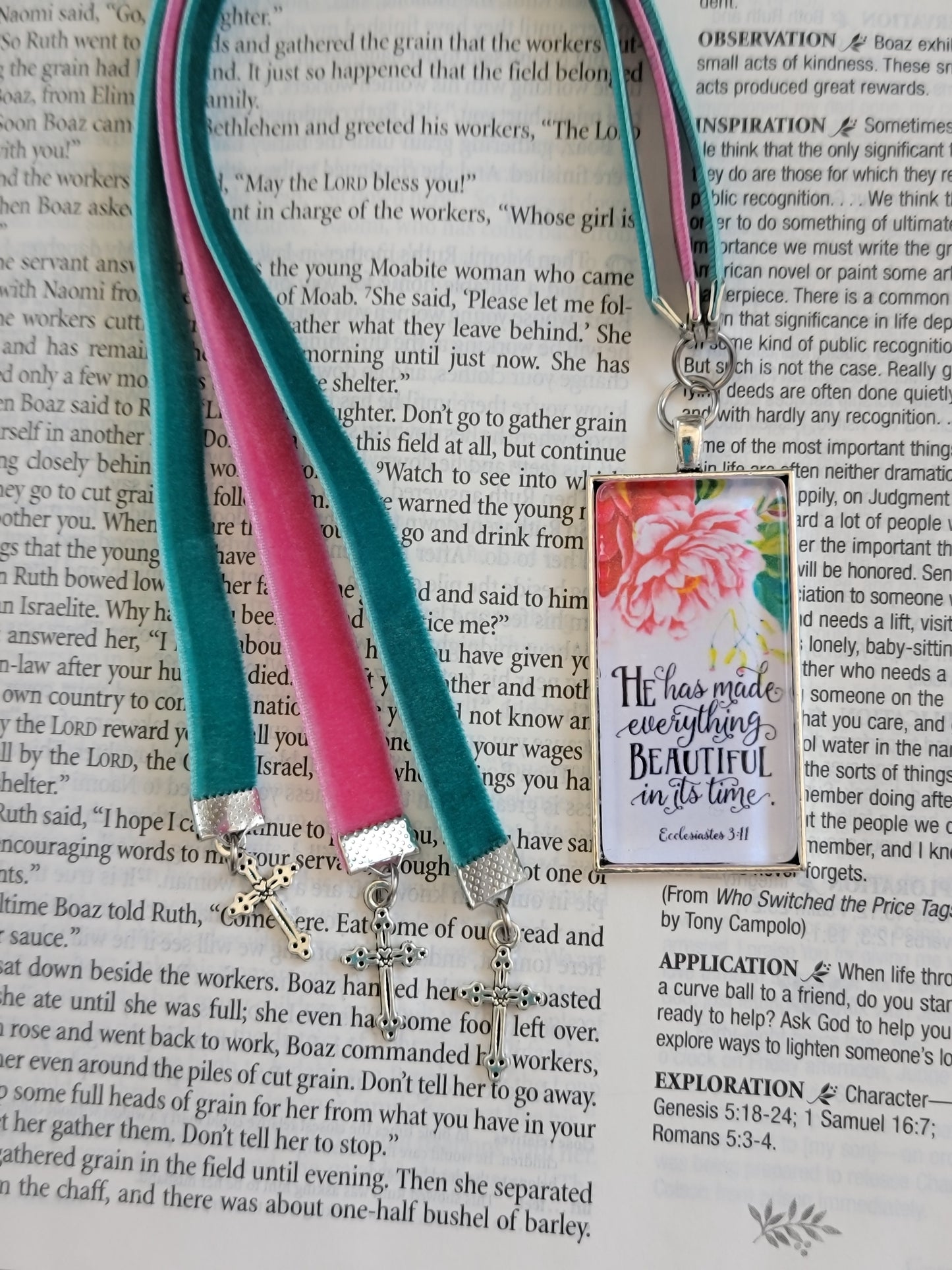 Multi Strand Bible Bookmark He Has Made Beautiful