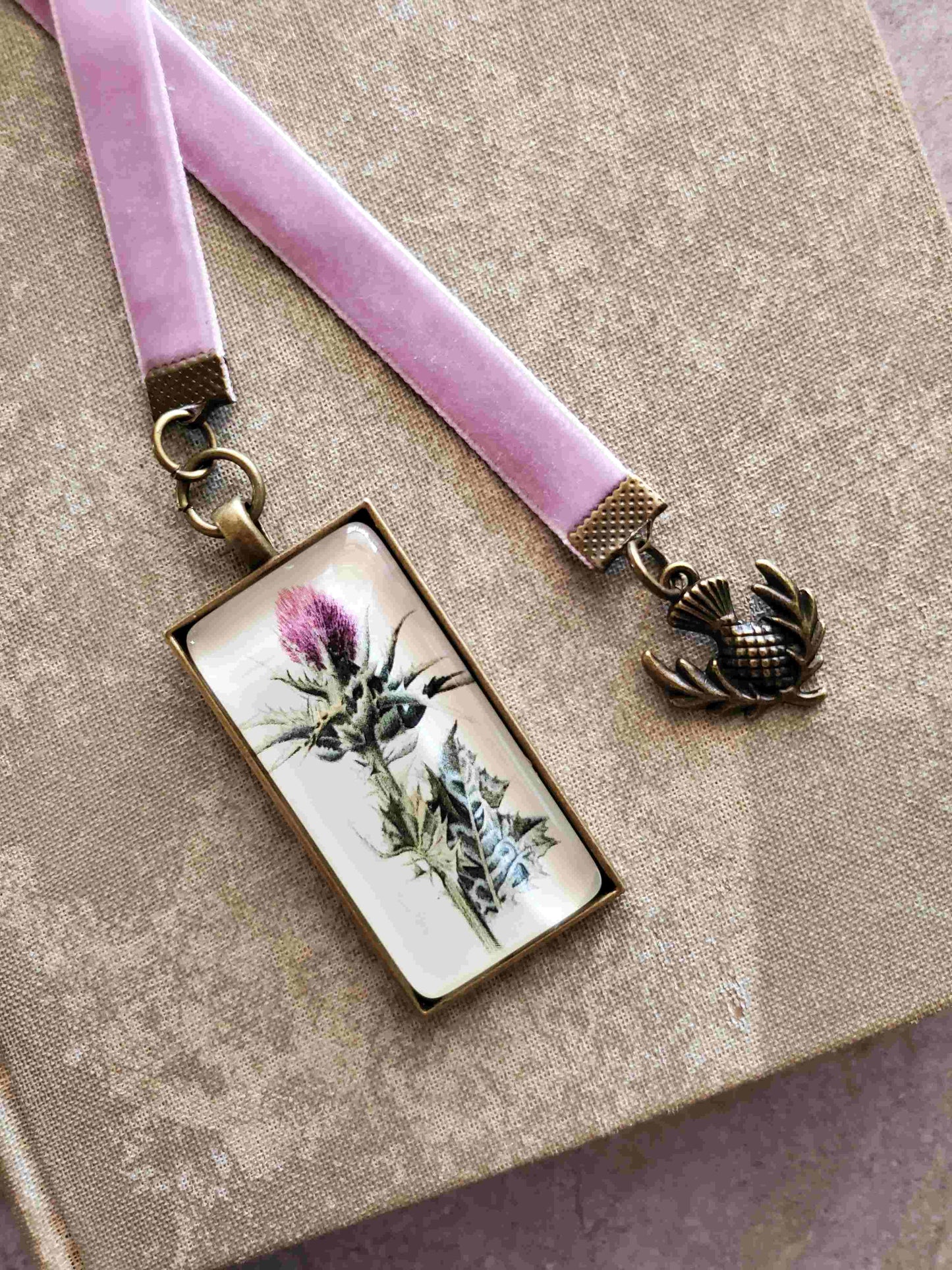 Scottish Thistle Bookmark