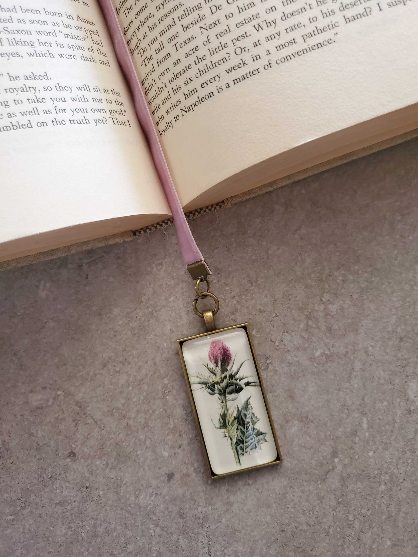 Scottish Thistle Bookmark