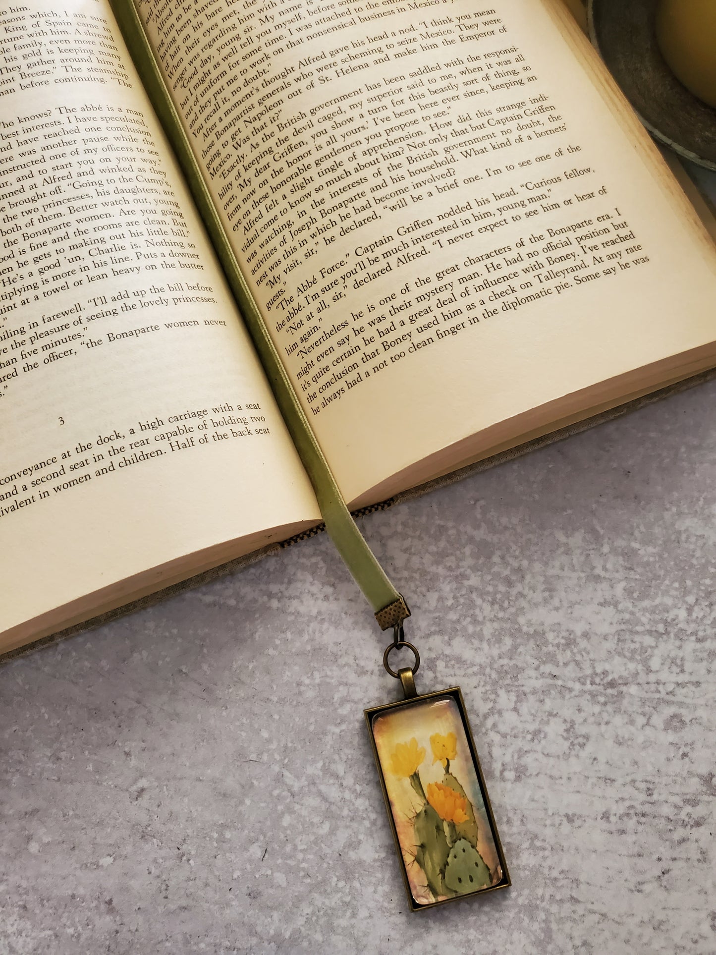 Southwest Cactus Ribbon Bookmark