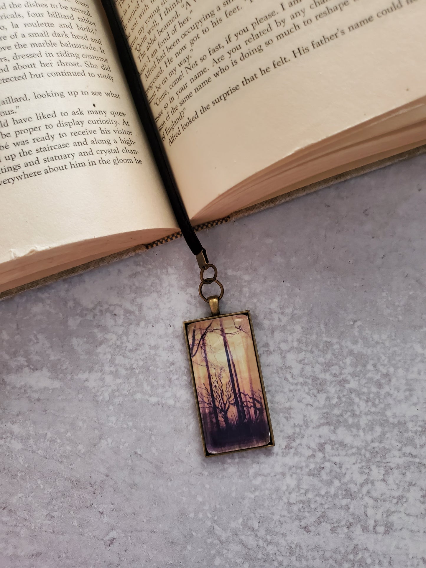 Spooky Creepy Woods Bookmark