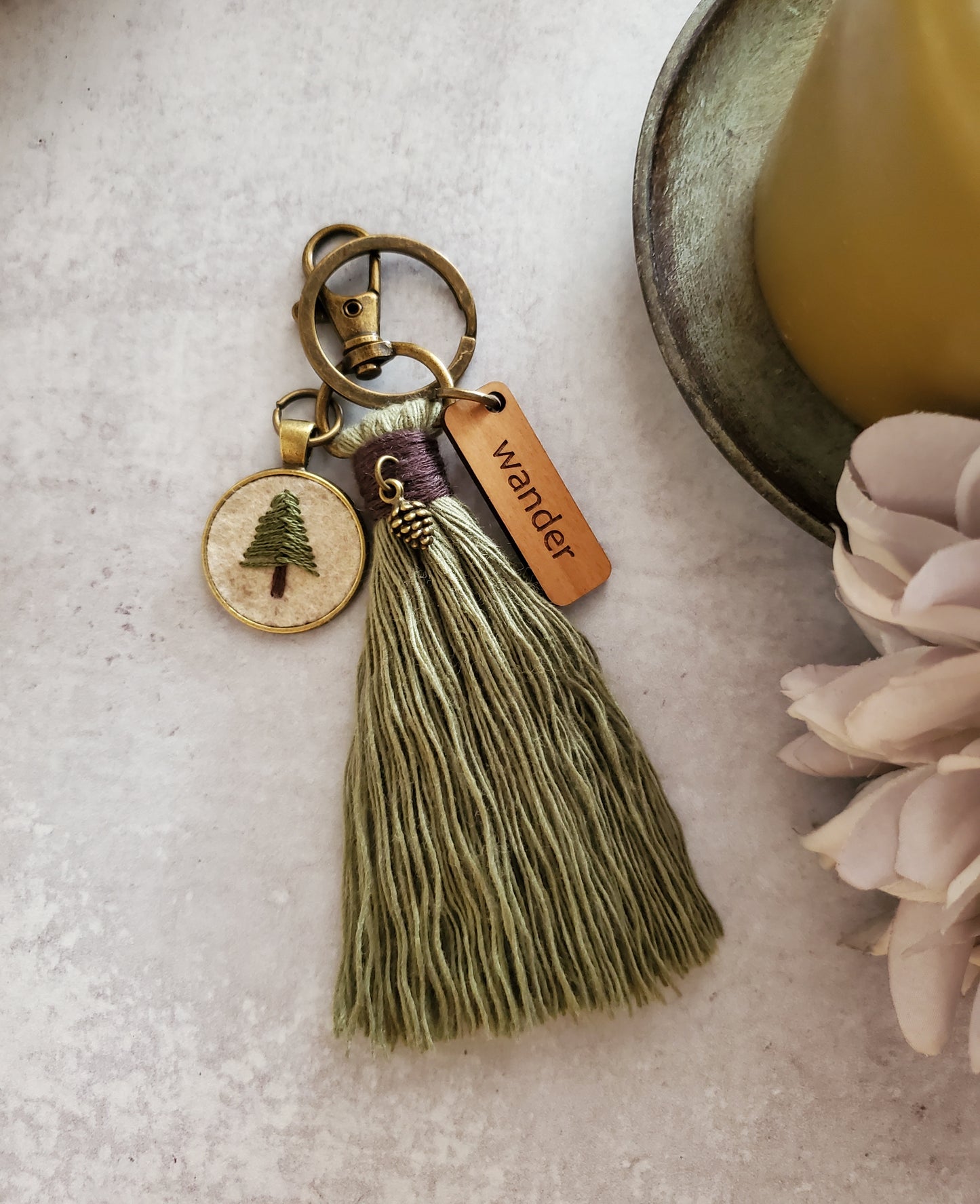 Wander Tassel Keychain