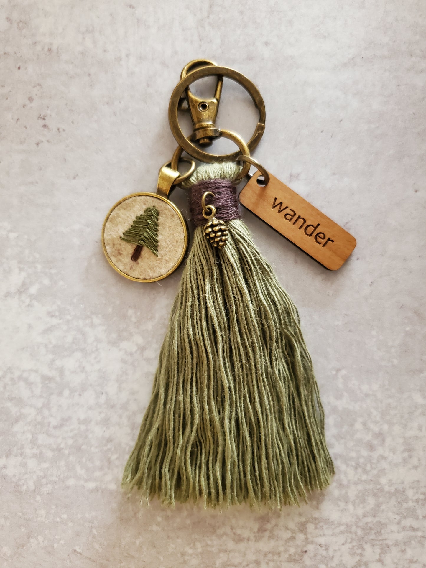 Wander Tassel Keychain