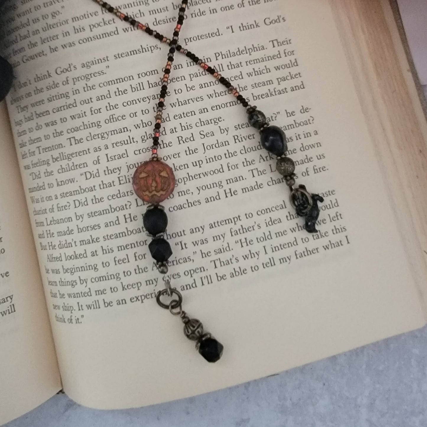 Jack-o-lantern Pumpkin Bookmark