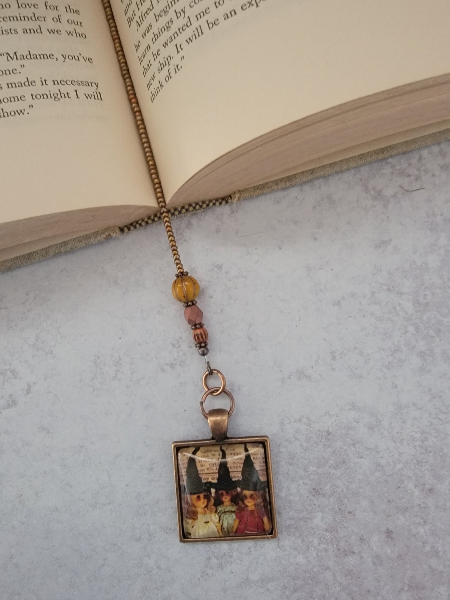 Creepy Witch Doll Bookmark