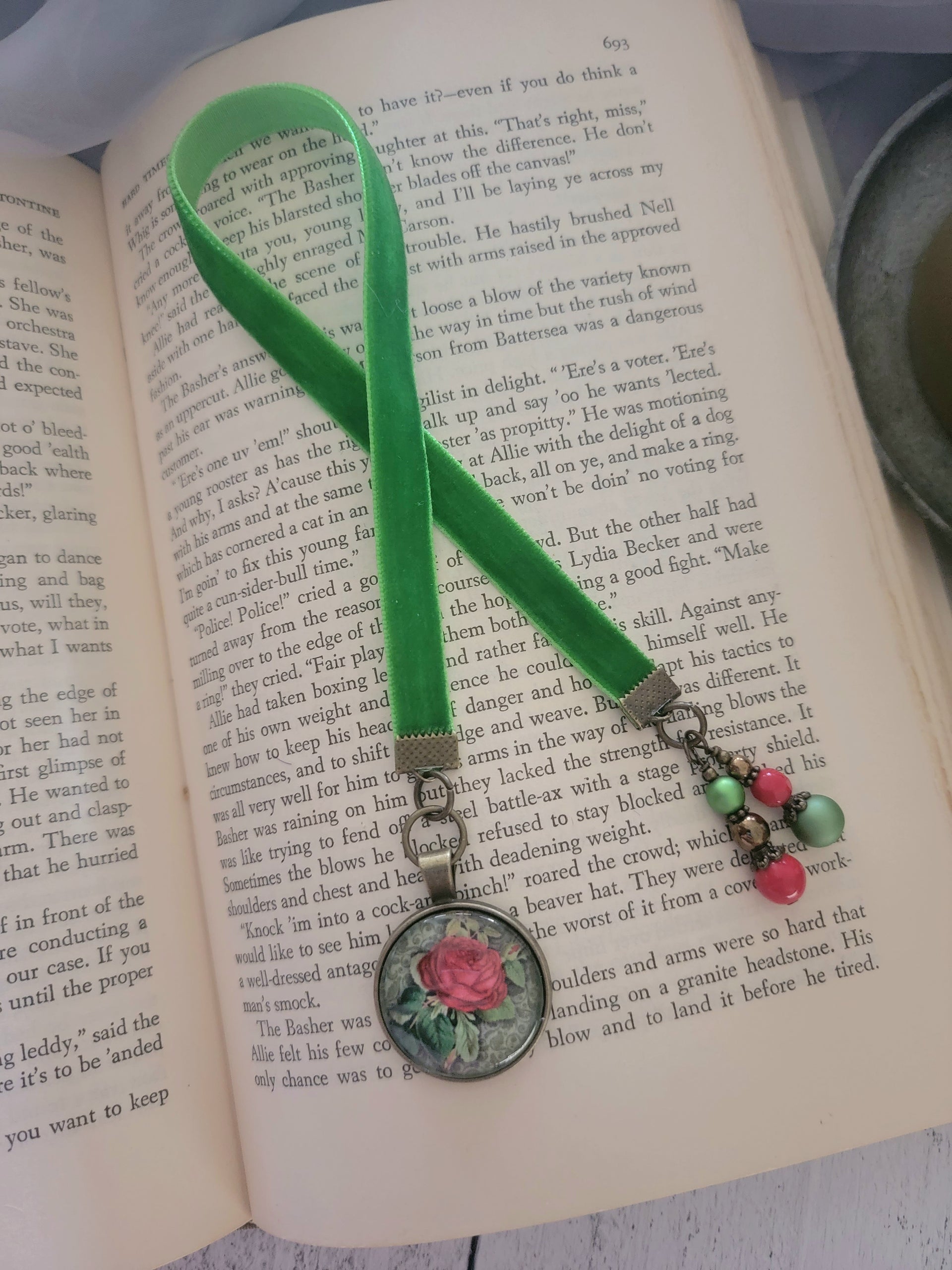 How to Make Ribbon Bookmarks, DIY Ribbon Bookmark Craft with Velvet Ribbon  - Joyfully Treasured