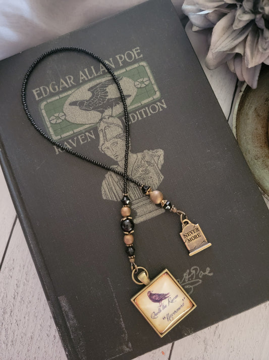 Raven Nevermore Poe Bookmark