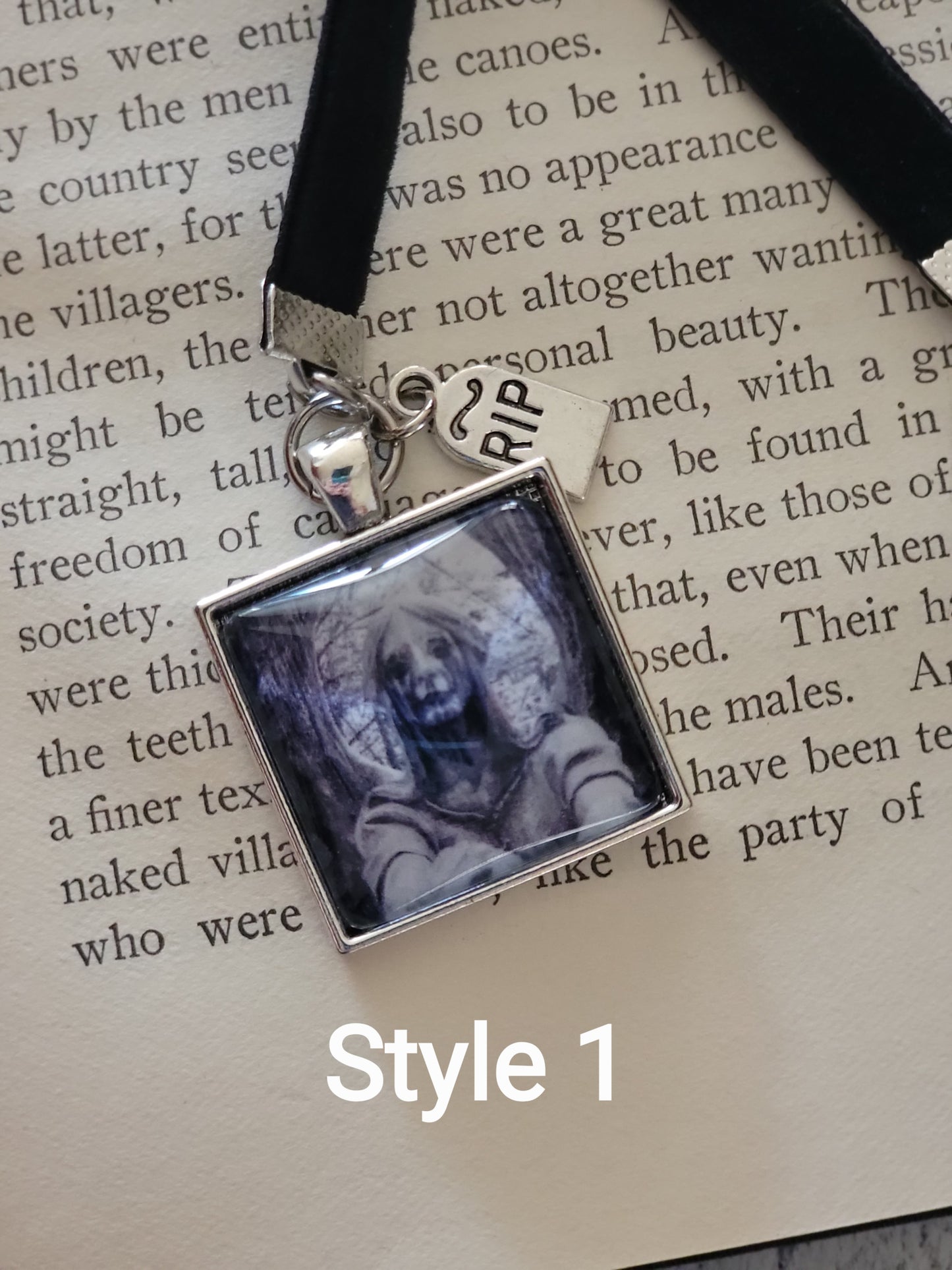 Creepy Grave Marker Bookmark Your Choice of 2